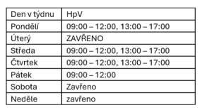 Otvírací doba pošty Dolní Beřkovice