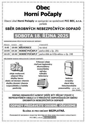 Svoz nebezepečného odpadu